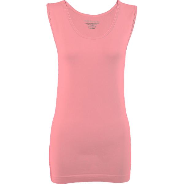 2819 - Magic SmoothWear Tanks and Sleeveless Tops Light Pink - Slimming One Size Fits Most