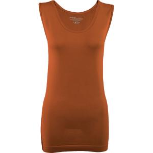 2819 - Magic SmoothWear Tanks and Sleeveless Tops Paprika - Slimming One Size Fits Most
