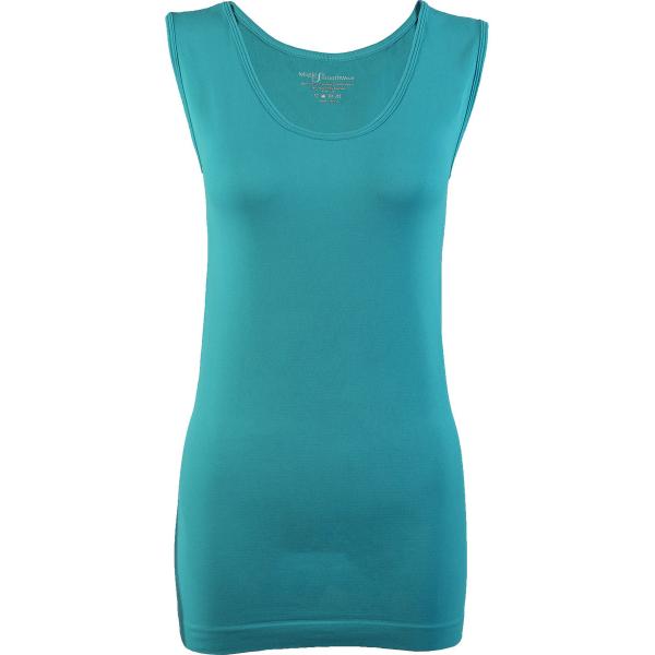 2819 - Magic SmoothWear Tanks and Sleeveless Tops Teal Green MB - Slimming One Size Fits Most