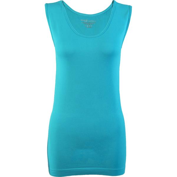 Wholesale 2819 - Magic SmoothWear Tanks and Sleeveless Tops Turquoise (MB) - Slimming One Size Fits Most