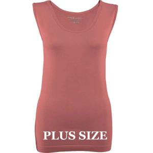 2819 - Magic SmoothWear Tanks and Sleeveless Tops Rose Plus - Slimming Plus Size Fits (L-2X) 
