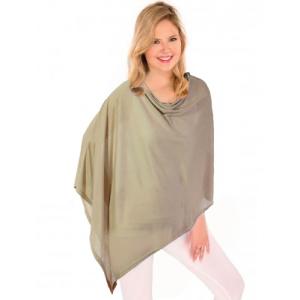 Wholesale 2869 - Jersey Knit Poncho Taupe - 
