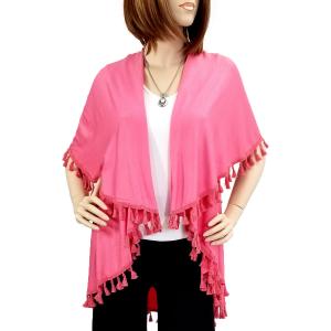 511 - Tasseled Vests Pink - One Size Fits Most