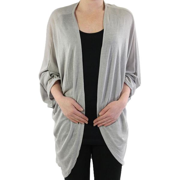 wholesale Shrugs - Dolman Sleeve 8901* Grey - 