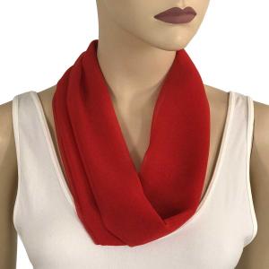 2901 - Magnetic Clasp Silky Dress Scarves SRD - Solid Red<br>
Magnetic Clasp Silky Dress Scarf - 