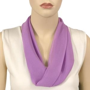 2901 - Magnetic Clasp Silky Dress Scarves SLA<br>Solid Lavender<br>Silver Magnet<br>Silky Dress Scarves with Magnetic Clasp 2901 - 