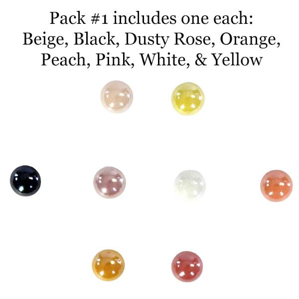 wholesale 1074  - Mini Magnetic Scarf Pins #8101 Pack 1 Mini Magnetic Scarf Pins - 