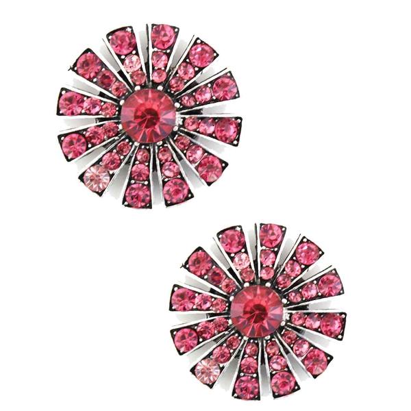 Starburst Magnetic Brooches - Double Sided 2907 408 Rose (Double Sided) - 