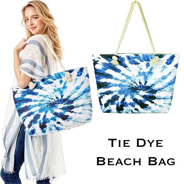 2917 - Summer Beach Tote Bags 261 - Tie Dye - 21.6