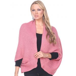 2971 - Cozy Knit Shrugs  4384 - Pink Sequined<br>
Cozy Knit Shrug - 