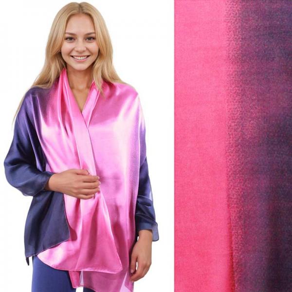 wholesale 2995 - Boutique Charmeuse Shawls #47 Ombre Navy-Wine - 