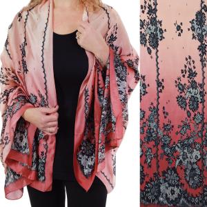 2995 - Boutique Charmeuse Shawls #52 Victorian Coral - 