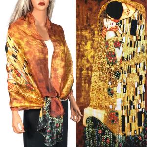 Wholesale  #54 The Kiss<br>
Boutique Charmeuse Shawl - 