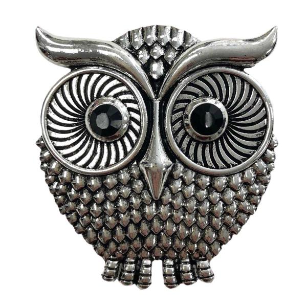 2997 - Artful Design Magnetic Brooches 006 Wise Owl Magnetic Brooch - 2