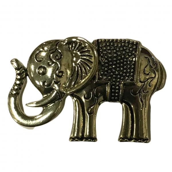 wholesale 2997 - Artful Design Magnetic Brooches 545B<br>Bronze Elephant - 