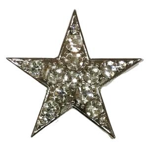 2997 - Artful Design Magnetic Brooches 606S<br>Crystal Star  - 1.75