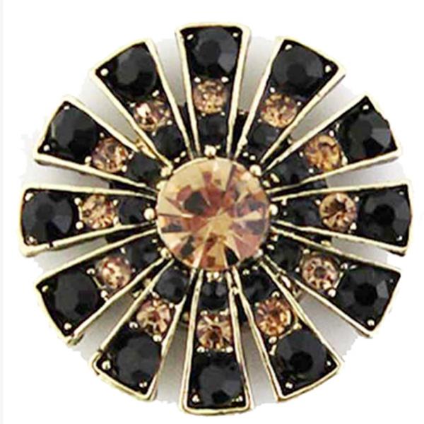 wholesale 2997 - Artful Design Magnetic Brooches 408GDBK - Starburst<br>Gold - 1.25
