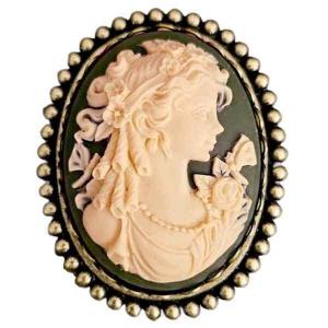 2997 - Artful Design Magnetic Brooches AD-015GE - Cameo Grey - 2