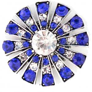 2997 - Artful Design Magnetic Brooches 408CLSP - Starburst<br>Clear-Sapphire MB - 1.25