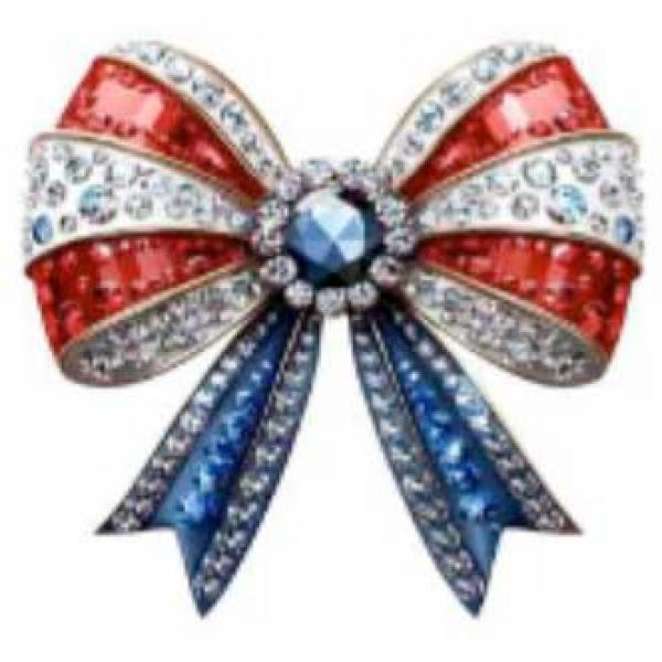 wholesale 2997/T - Artful Design Magnetic Brooches 032<br>
American Flag - 