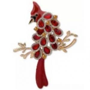 2997/T - Artful Design Magnetic Brooches 006/RD<br>
Cardinal - 