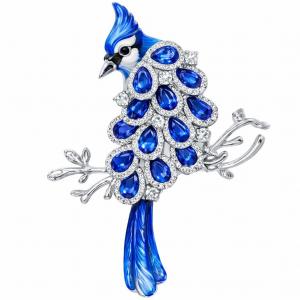 2997/T - Artful Design Magnetic Brooches 006/BL<br>
Blue Jay - 