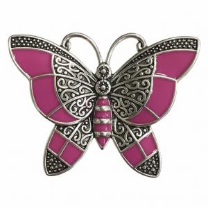 2997/T - Artful Design Magnetic Brooches 008/FU <br>
Fuchsia Butterfly  - 2.25