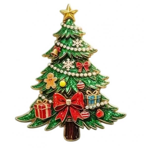 2997/T - Artful Design Magnetic Brooches 636<br>
Christmas Tree 
 - 2