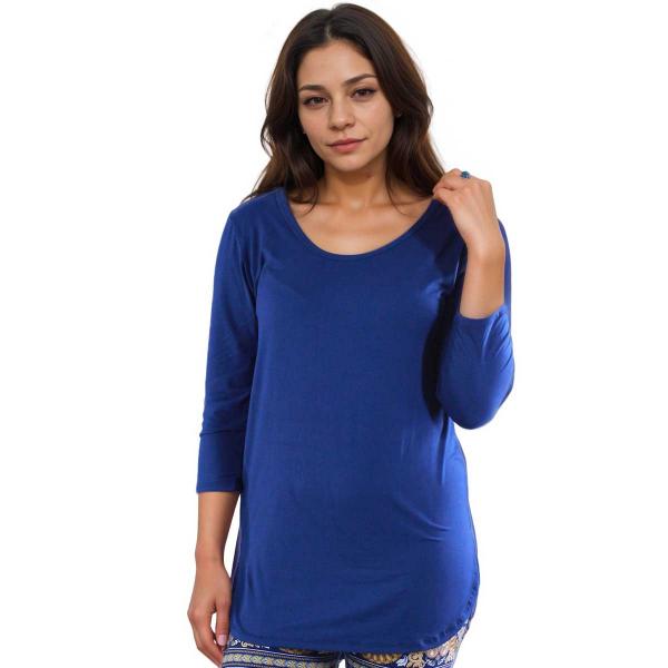 2988 - Brushed Fiber Tunics Navy - L-XL