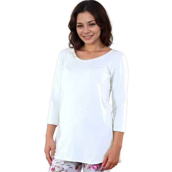 2988 - Brushed Fiber Tunics Ivory - S-M