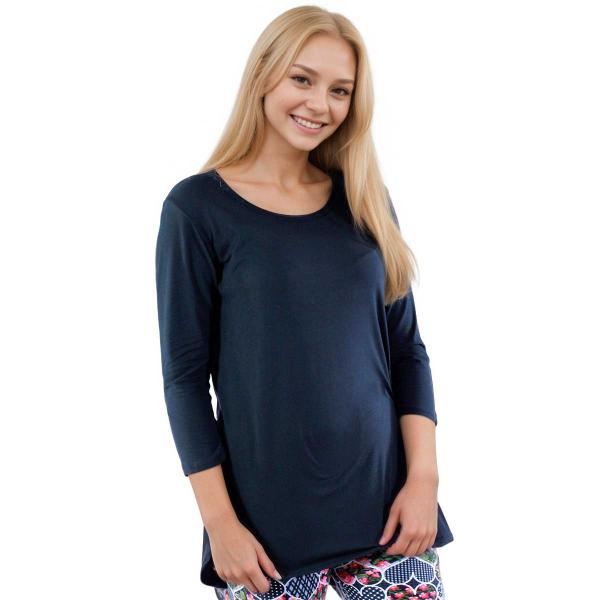 2988 - Brushed Fiber Tunics Black - L-XL