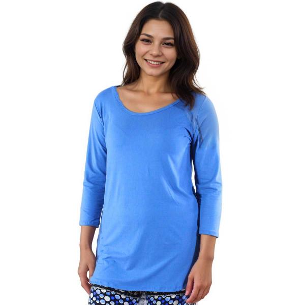 2988 - Brushed Fiber Tunics Denim  - 1X-2X