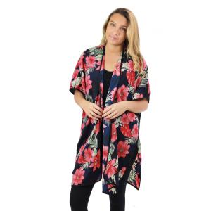 Wholesale  9336 Tropical Flower Navy - 