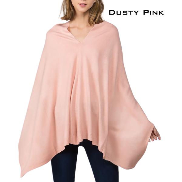 wholesale 8672 - Cashmere Feel Ponchos  8672 - Dusty Pink<br>
Cashmere Feel Poncho  - 