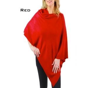 8672 - Cashmere Feel Ponchos  8672 - Red <br>
Cashmere Feel Poncho  - 