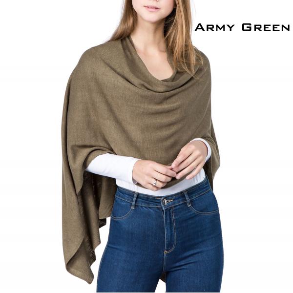 wholesale 8672 - Cashmere Feel Ponchos  8672 - Army Green <br>
Cashmere Feel Poncho  - 