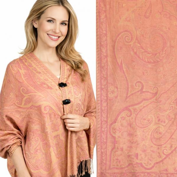 wholesale 3109 - Pashmina Print Button Shawls  AR01 - Arrow Paisley  - 