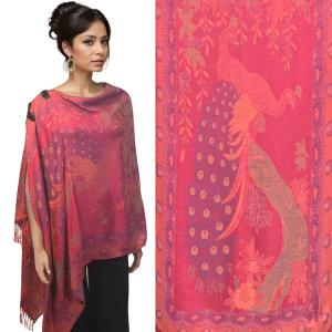 3109 - Pashmina Style Button Shawls Peacock - #03<br>
Pashmina Style Button Shawl
  - 