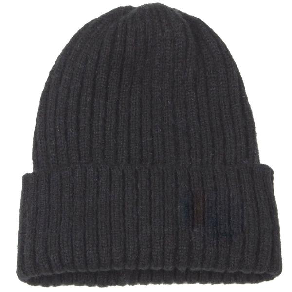 wholesale 3114 - Winter Knit Hats 9551 Knit Beanie Cuff Style - Black - One Size Fits Most