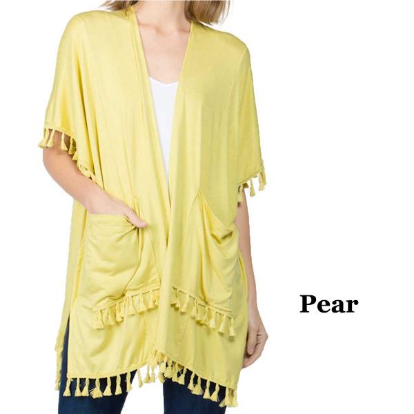 wholesale 9771 - Tassel Kimonos Pear - 