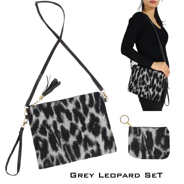 WholesaleAnimal Print Crossbody Bags, Wristlets+Coin Purses9379 LIGHT