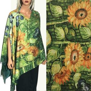 Wholesale  #06 SUEDE CLOTH Art Design Shawl with Buttons  - 