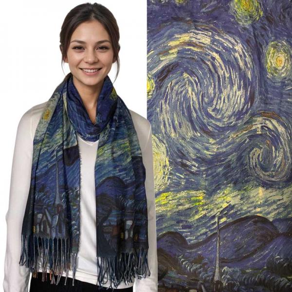 wholesale 3196 - Sueded Microfiber Art Design Shawls #11 Print - 72