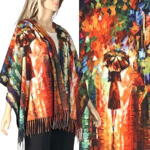 3196 - Sueded Art Design Shawls (Without Buttons) 3196 - #12<br>
Art Design Scarf/Shawl  - 