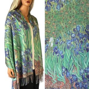 3196 - Sueded Art Design Shawls (Without Buttons) 3196 - #19<br>
Art Design Scarf/Shawl  - 