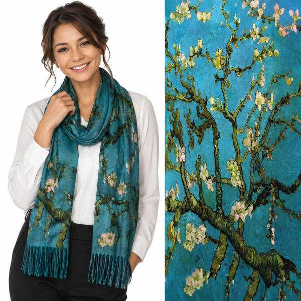 wholesale 3196 - Sueded Microfiber Art Design Shawls #25 Print
 - 72