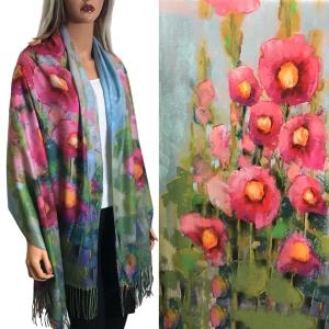 Wholesale 3196 - Sueded Art Design Shawls (Without Buttons) #29 Print - 72