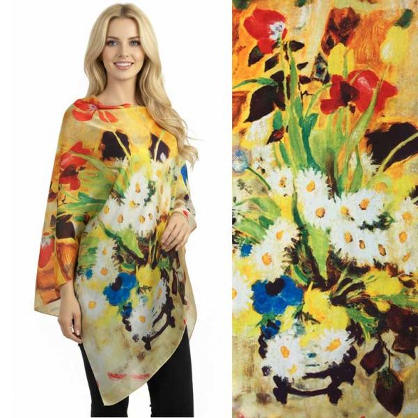 wholesale 3226 - Satin Charmeuse Button Shawls #12 Satin Charmeuse Shawl with Black Wooden Buttons - 