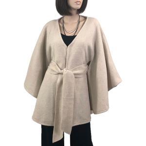 Wholesale  LC15 Cream<br> Belted Cape - 