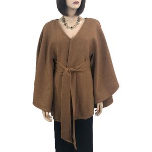 Capes - Luxury Wool Feel / Belted LC15 LC15 Camel <br>Belted Cape - 